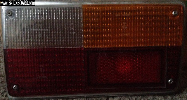 Volvo 200 -- 1978 242 GT Taillight Lens Right (passenger) Side - 4 square (640 pixel)