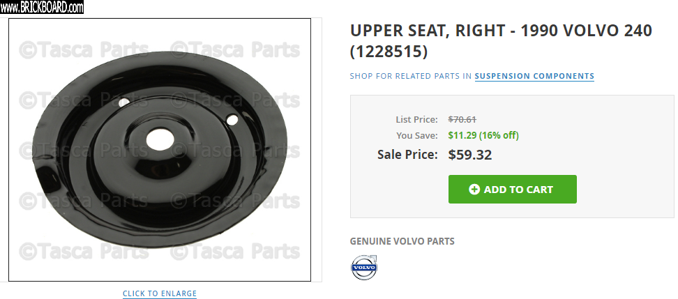 Volvo 200 -- Volvo 240 spring seats