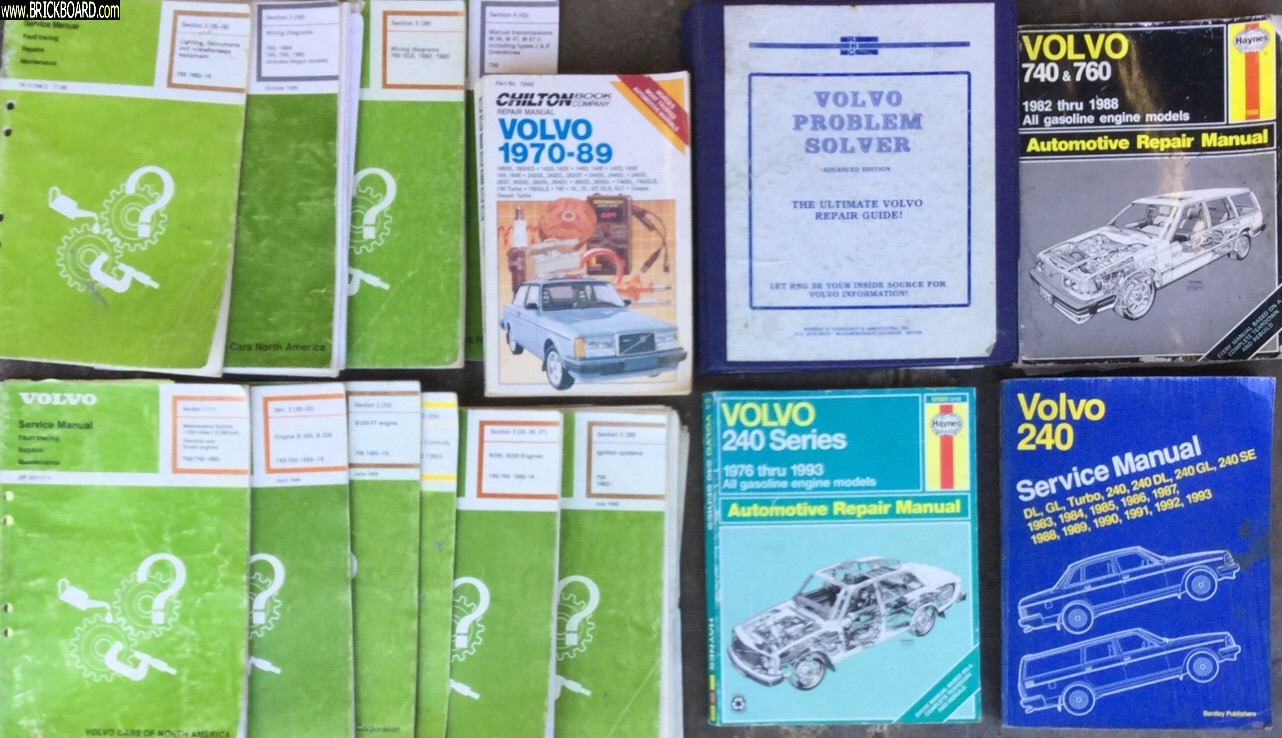 Volvo 700 -- Volvo 240 and 740 manuals