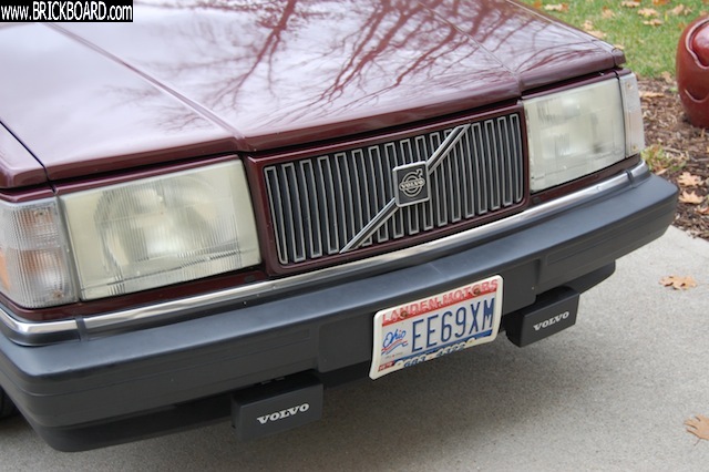 Volvo 200 -- pro 86-93 240 plastic headlight resto before / after