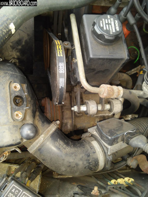 Volvo 200 -- Spacing out late 240 PS pump to bypass AC