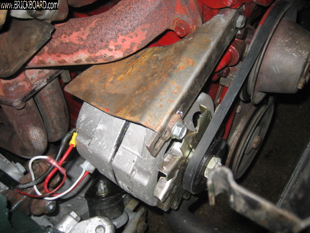 Volvo 120-130 -- b18/b20 alternator heat shield