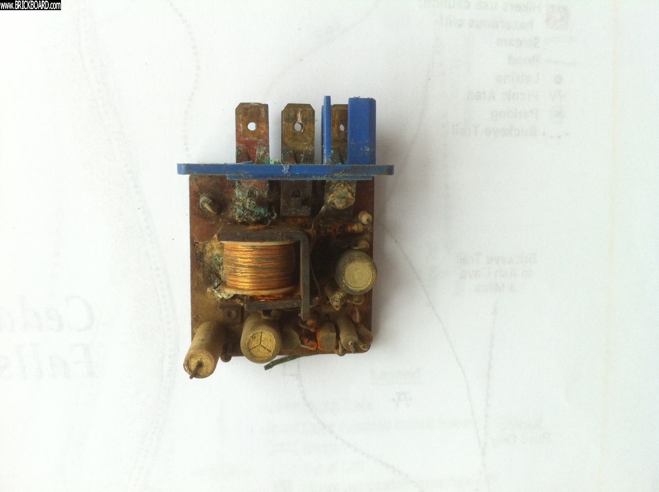 Volvo 200 -- rear wiper intermittent component side.