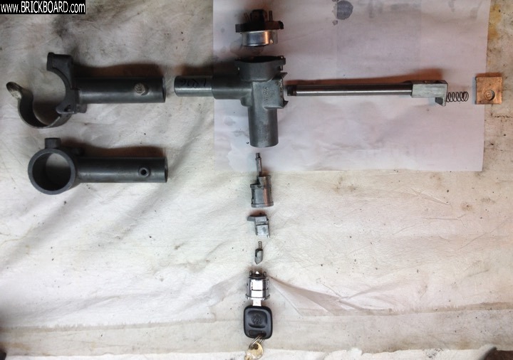 Volvo 1800 -- 1800ES Steering Lock Assy