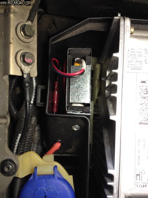 Volvo  -- Relocated Alarm Battery Pack