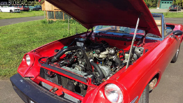 Volvo  -- Red Block Jensen Healey