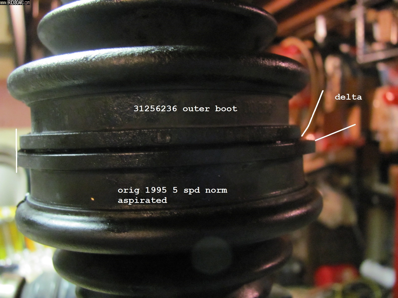 Volvo 850 -- Outer cv boot looks a tad smaller than what is there 