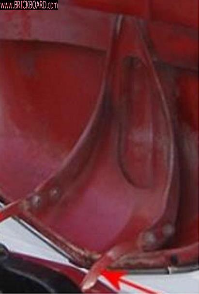 Volvo 444-544 -- PV544 hood hinge mount 