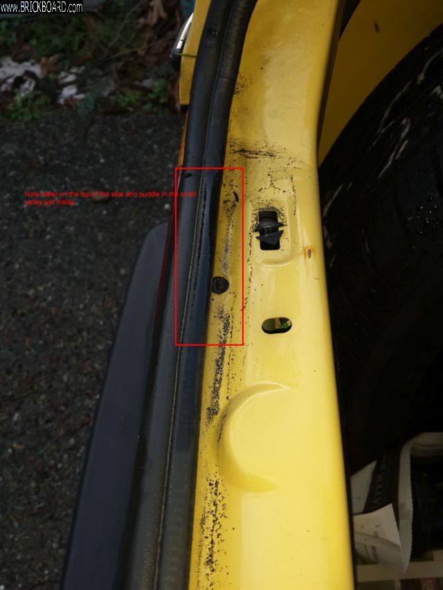Volvo 200 -- 1983 240 Water Under Trunk Lid