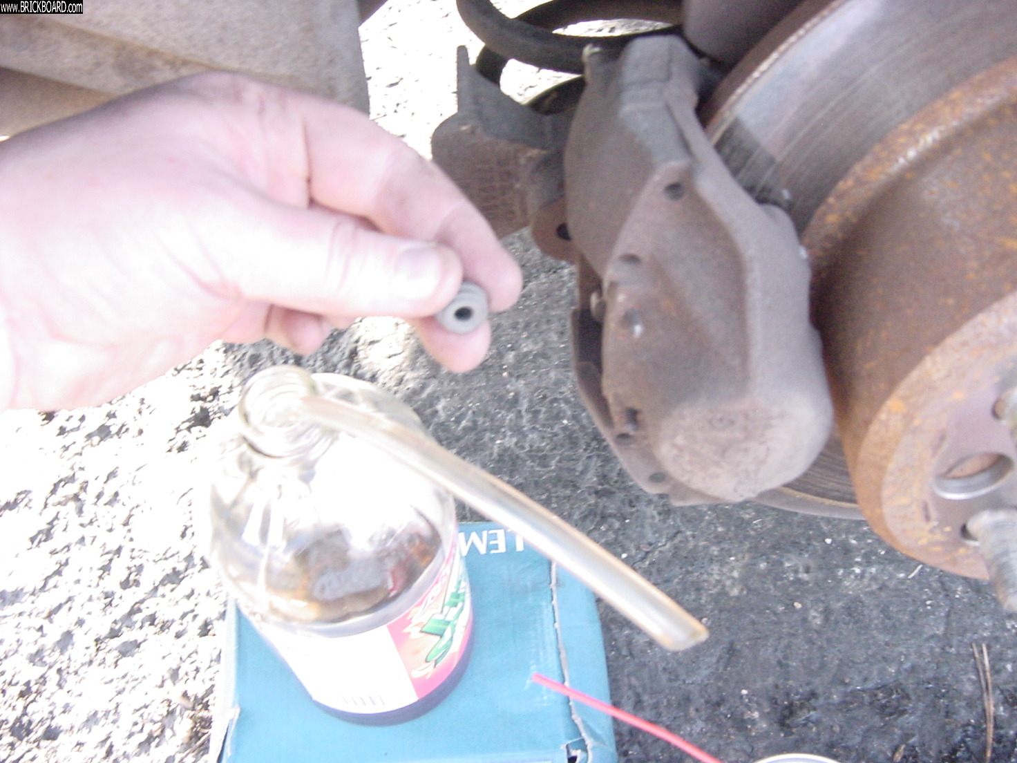 Volvo 200 -- 1992 Volvo 240 GL ABS Brake Fluid Flush 03FEB2019