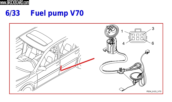 Volvo  -- V70_Fuel_Pump
