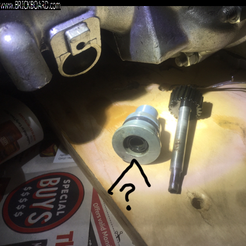 Volvo  -- Odd housing for the M41 speedo pinion 