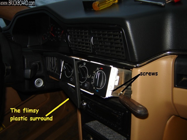 Volvo 900 -- Volvo 960/heater control removal