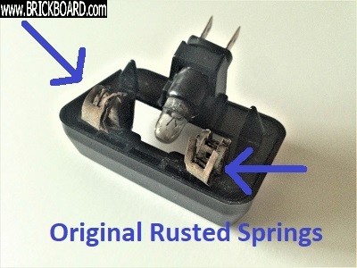 Volvo 200 -- 240 Sedan Number Plate Lamp springs fail