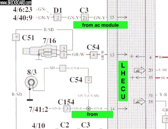 Volvo 900 -- lh ecu