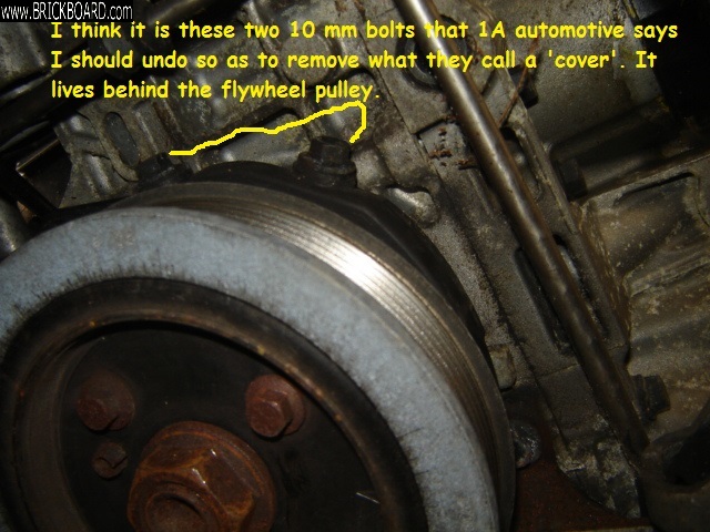 Volvo  -- Volvo xc70/flywheel panel