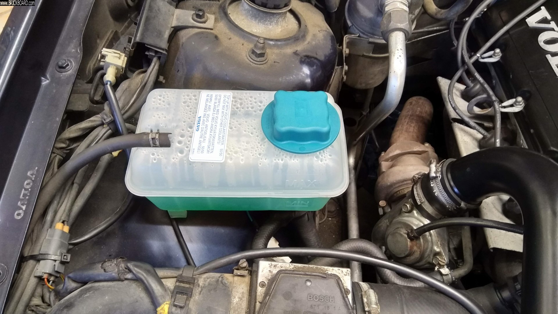 Volvo 900 -- 940/Coolant tank