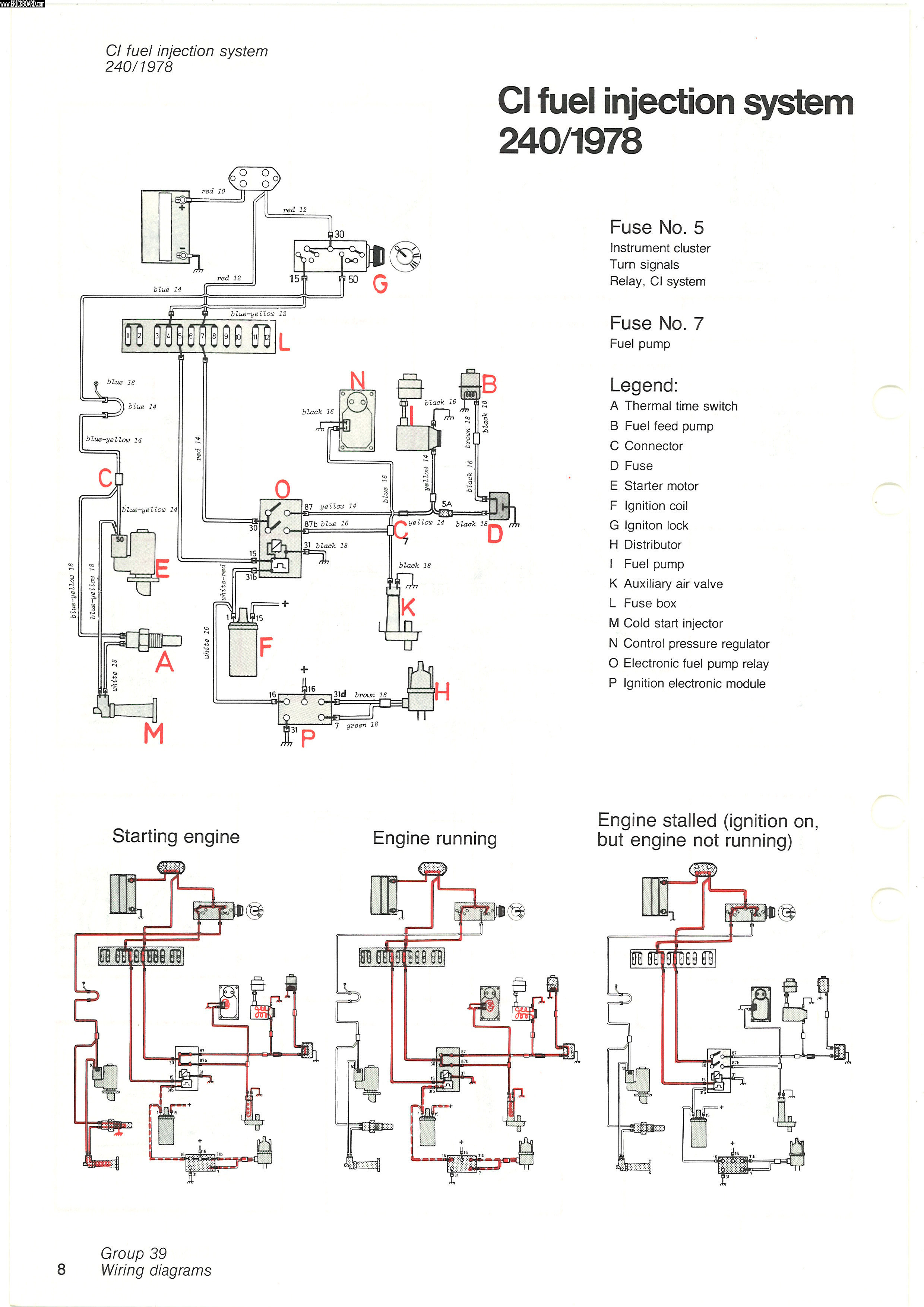 Volvo 200 -- Volvo -78 Fuel Wiring Manual