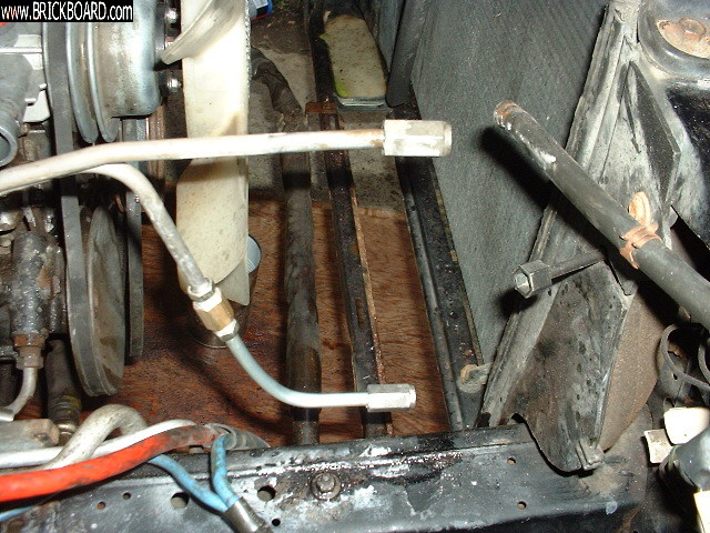 Volvo 700 -- Spliced transmission cooling tubing -2