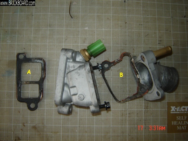 Volvo  -- Volvo xc70 thermostat housing gasket