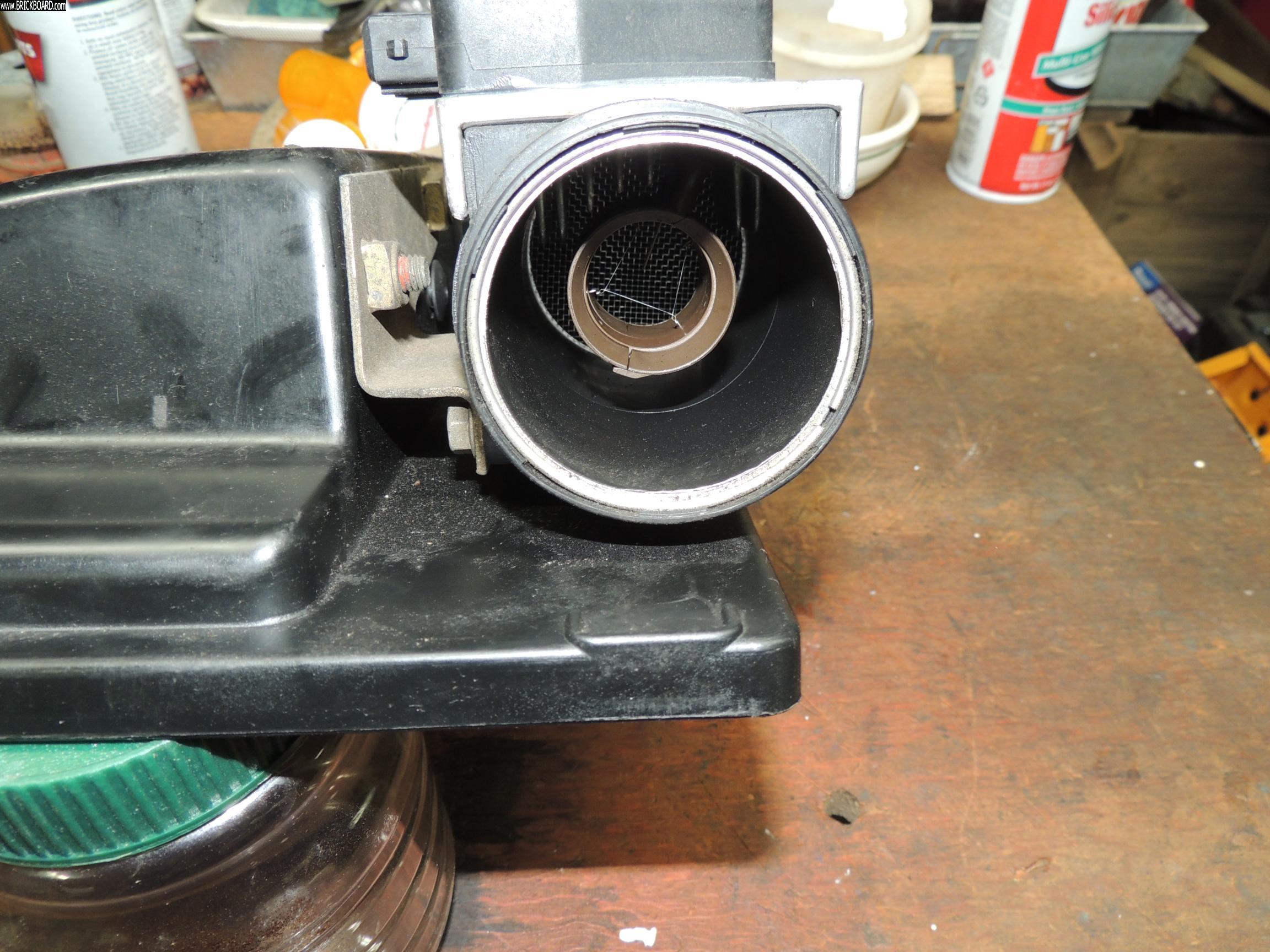 Volvo 900 -- MAF sensor with blown out screen