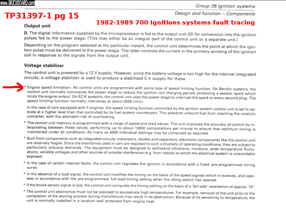 Volvo 700 -- Governor/speed limiting function from ECU