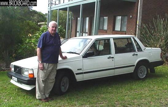 Volvo 700 -- Bill with his first ever Volvo