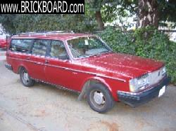 Volvo 200 -- Reliable Red