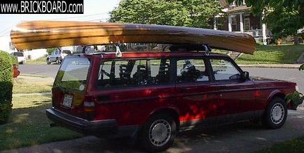 Volvo  -- 245 and Strip Built Canoe