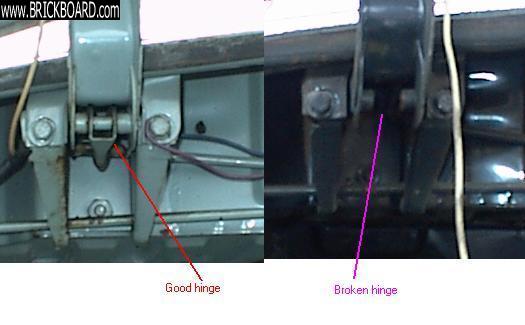 Volvo 120-130 -- 122 sedan trunk hinge