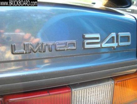 Volvo 200 -- 244 1991 
