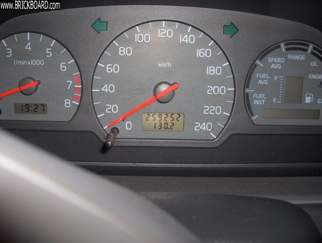 Volvo S40-V40 -- odometer
