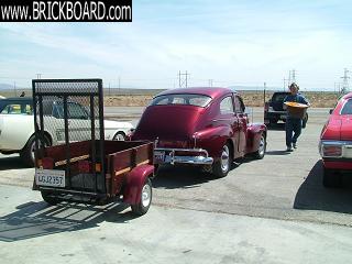 Volvo 444-544 -- Wheelchair trailer I built
