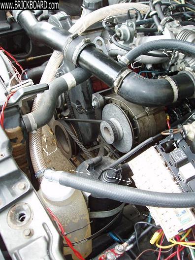 Volvo 700 -- PCV modification to collect oil blowby