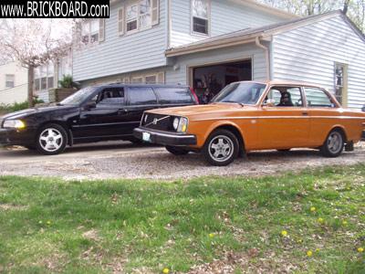 Volvo V70 -- 2000 R and 1976 242 DL