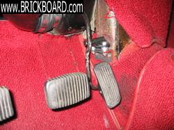 Volvo 444-544 -- Volvo PV 444 Modified Throttle Linkage/Gas Pedal