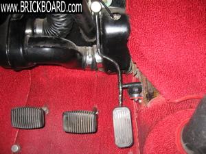 Volvo 444-544 -- Volvo PV 444 Modified Throttle Linkage/Gas Pedal