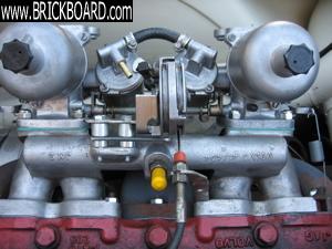 Volvo 444-544 -- Volvo PV 444 Modified Throttle Linkage/Gas Pedal