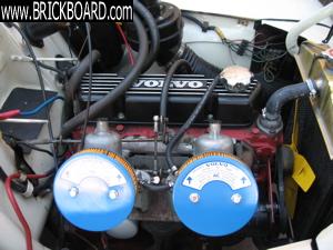 Volvo 444-544 -- Volvo PV 444 Modified Throttle Linkage/Gas Pedal