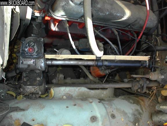 Volvo  -- 1800E steering column in a 122