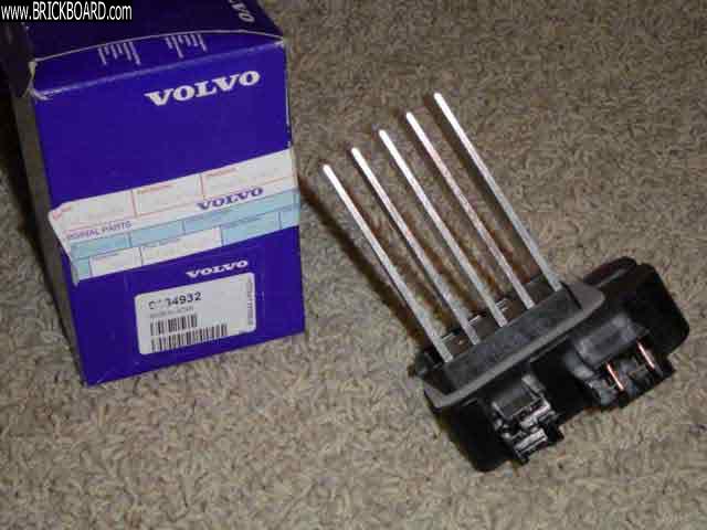 Volvo 850 -- 850 blower resistor