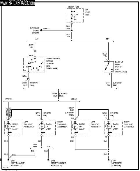 Volvo 900 -- 1997 960 backup light schematic