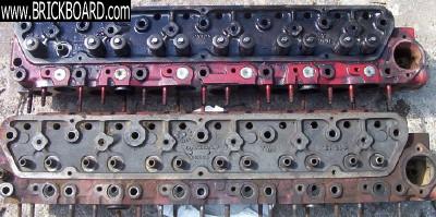 Volvo 140-160 -- Two different B30F heads from 164s