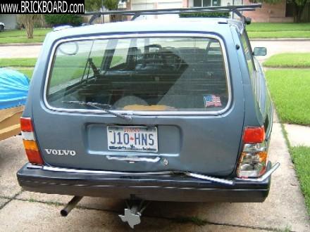 Volvo 200 -- 85 240 wagon rearended