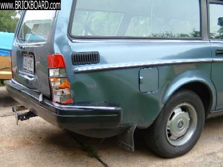 Volvo 200 -- rearended 240