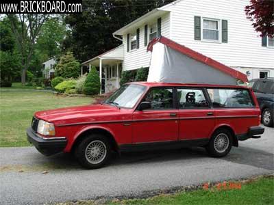 Volvo 200 -- Volvo 240 Pop-up camper mock-up [volvanagon]