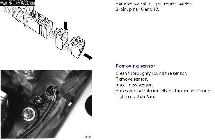 Volvo 850 -- 850 Transmission speed sensor