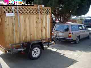 Volvo  -- My '81 245 with 1700lbs of trailer and payload.