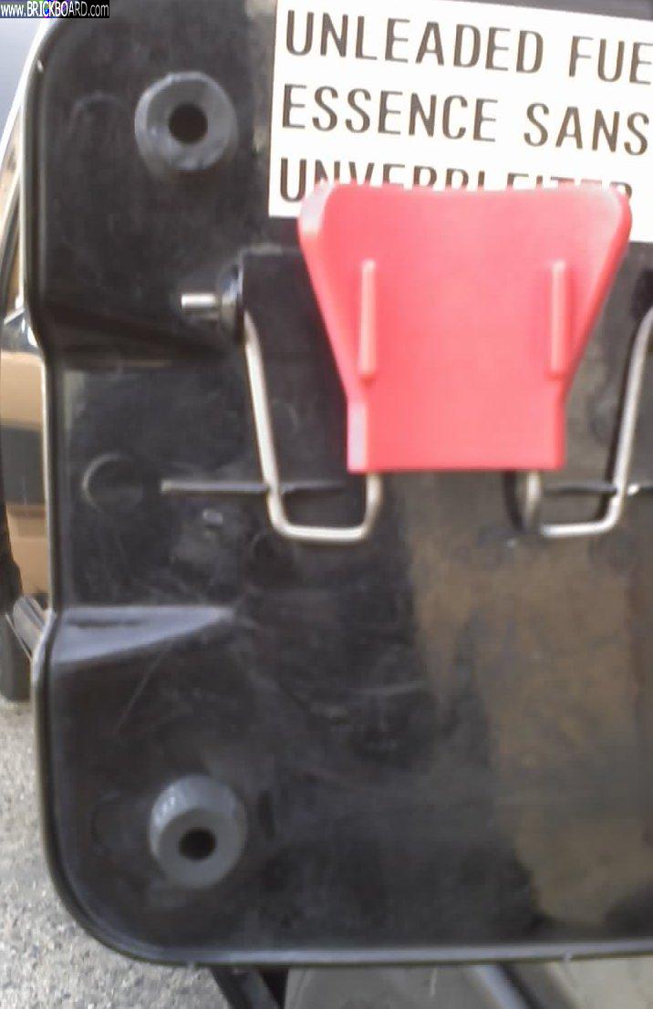 Volvo 700 -- Fuel door bumpers