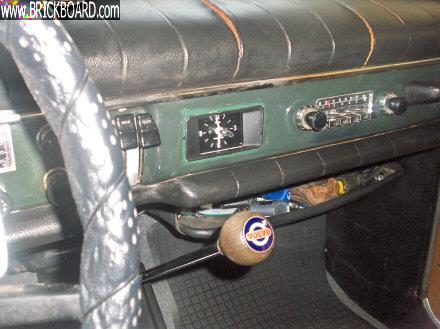 Volvo 120-130 -- 1979 240 Dash Clock in a 1968 130